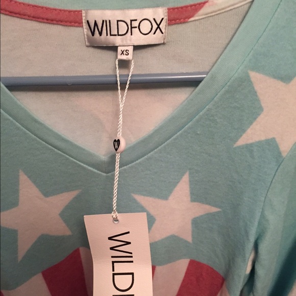 COPY - Wildfox couture stars stripes jumper sweater xs - Picture 3 of 3